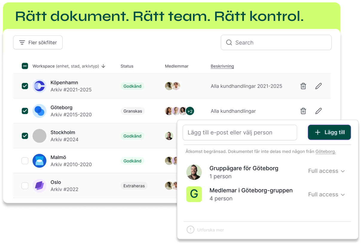 rätt dokument